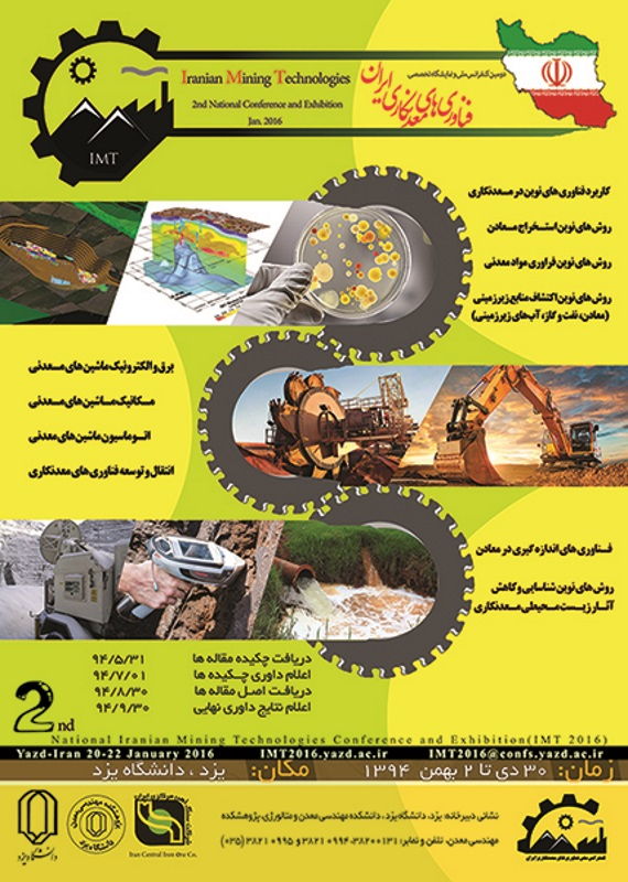 همایش (کنفرانس) مواد، متالوژی، معدن  بهمن 1394 ,همایش (کنفرانس) ملی ایران یزد 