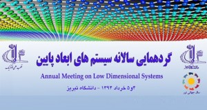 فراخوان مقاله گردهمایی بین المللی سالانه سیستم های ابعاد پایین، خرداد ۹۴، دانشگاه تبریز